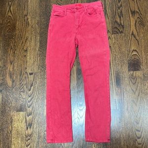 Mother The Mid Rise Dazzler Ankle, Fruit Punch